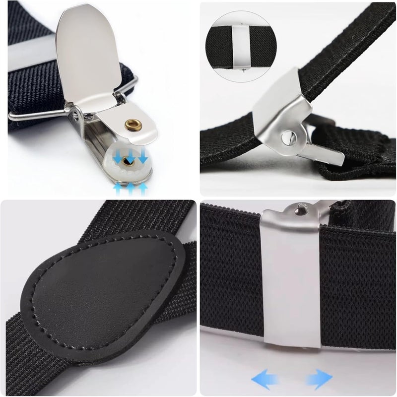 NumRealm Store Child Kids Suspenders Adjustable Y-Shape Elastic Braces with Non-Slip Silicone Pads Suitable for Boys Girls Toddler - Image 5